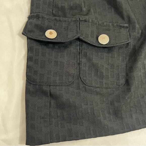 Izod Xfg Golf Skort Skirt Stretch Textured Black Geometric Mesh Brief Size 14 - Picture 12 of 15